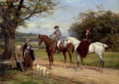 Heywood Hardy, Wayside Charity / Painting, 1905 by Heywood Hardy